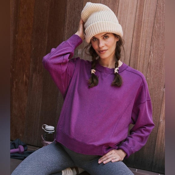 NWT FP Movement x Hatch Intercept Purple Pullover Size Small - Picture 1 of 4